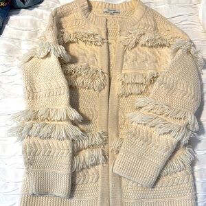 Madewell Desert Valley Fringe Cardigan Sweater